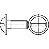 开槽圆头凸缘（带垫、带介）螺钉 [Table 38] (ASTM F837, F468)