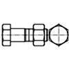 钢结构用不带螺母或带六角螺母六角头加强杆螺栓