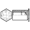 普通六角头压铆盲孔螺柱