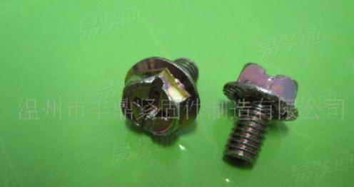Phillips Slotted Outer Hex Flange Screw