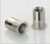 不銹鋼滾花平圓頭圓柱鉚螺母