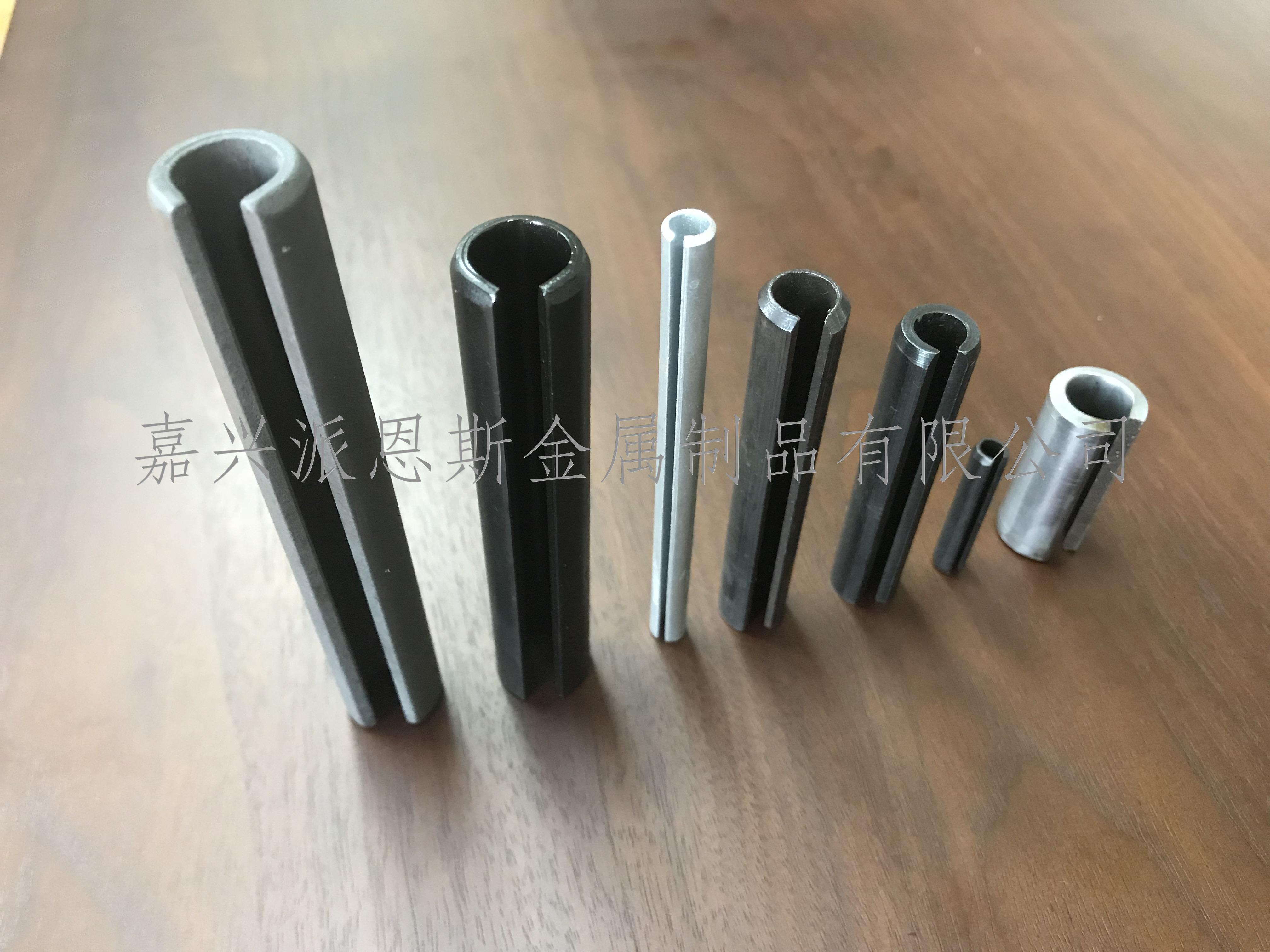 Spring-type straight pins – Slotted, light duty