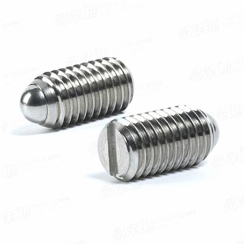 Stainless Steel Slotted Ball Plunger Set Screws