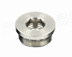 DIN908Internal Drive Screw Plugs with Collar - Cylindrical Thread