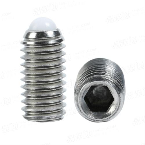 Stainless Steel 304 Hex Socket Ball Point Set Screw with POM Ball