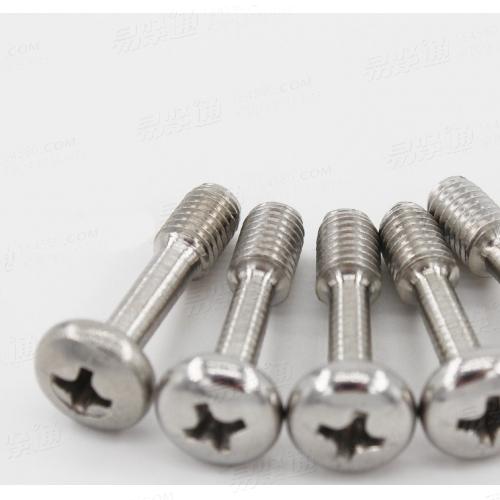 Reduced shanke bolts and screws with coarse thread - Cross recessed raised cheese head