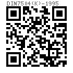 DIN  7504 (K) - 1995 六角带介（华司）自攻自钻螺钉