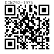 DIN  792 - 1976 圓柱沉頭帶榫螺栓