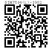 DIN  7504 (L) - 1982 开槽六角带介（华司）钻尾自攻钉