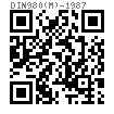 DIN  980 (M) - 1987 金屬鎖片六角鎖緊螺母 (M型)