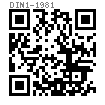 DIN  1 - 1981 球面端圓錐銷