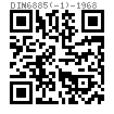 DIN  6885 (C) - 1968 C型 圆头带单孔平键