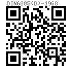 DIN  6885 (D) - 1968 D型 平頭帶單孔平鍵