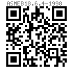 ASME B 18.6.4 - 1998 I型十字槽沉頭自攻螺釘 B, BP型 [Table 10]
