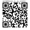 ASME B 18.6.4 - 1998 I型十字槽沉頭清根自攻螺釘 B,BP型 [Table 14]