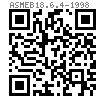 ASME B 18.6.4 - 1998 I型十字槽半沉头清根自攻螺钉 C型(统一螺纹) [Table 25]