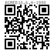 ASME B 18.6.4 - 1998 II型十字槽半沉頭清根自攻螺釘 B,BP型 [Table 27]