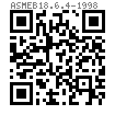 ASME B 18.6.4 - 1998 IA型米字槽100°沉頭自攻螺釘 B,BP型 [Table VI3]