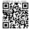 ASME B 18.6.4 - 1998 開槽六角頭帶介自攻螺釘 B,BP型 [Table H1]