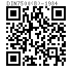 DIN  7500 (B) - 1984 开槽盘头三角锁紧螺钉