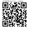 DIN  7500 (K) - 1984 開槽沉頭三角鎖緊自攻釘