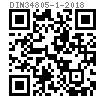 DIN  34805-1 - 2018 梅花槽平圆头螺钉