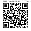 ASME/ANSI B 18.3 (Table 1-III) - 2012 内六角花形（梅花槽）圓柱頭螺釘