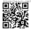 IS  2016 (Table 3) - 1967 圆头和圆柱头螺钉用 B型平垫