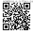 ASME B 18.6.3 (T34) - 2013 十字複合槽六角凸緣頭螺釘