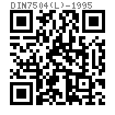 DIN  7504 (L) - 1995 开槽六角带介（华司）钻尾自攻钉