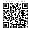 DIN  7500 (DE) - 1995 六角头三角锁紧螺钉 A和B级