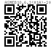 ASME B 18.6.3 (H1A) - 2024 82°开槽沉头机械螺钉 (ASTM F837 / F468)