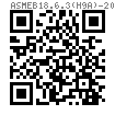 ASME B 18.6.3 (H9A) - 2024 无槽或开槽六角头以及大六角头螺钉 (ASTM F837, F468)