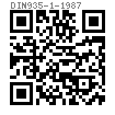 DIN  935 (-1) - 1987 六角開槽螺母 - 米制粗牙和細牙螺紋，產品等級A級和B級