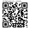 DIN  34812 - 1999 塑料米字槽盘头螺钉