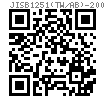 JIS B 1251 (TW/AB) - 2001 内、外齒鎖緊墊圈 【表7】TW/AB