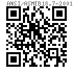 ASME/ANSI B 18.7 - 2001 沉头开口型铆钉Table9