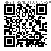 ASME/ANSI B 18.6.3 (T2) - 2013 82°沉頭螺釘的凹槽型式 [Table 2]