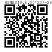 ASME B 18.6.3 (T23) - 2013 球面圓柱頭,頭部帶孔螺釘 [Table 23] (ASTM F837, F468)