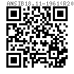 ANSI B 18.11 - 1961 (R2017) 开槽100°沉头小螺钉 [Table 3] (A276, B16, B151)