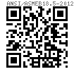 ASME/ANSI B 18.5 - 2012 英制114°沉头方颈螺栓 [Table 8] (A307, SAE J429, F468, F593)