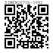 DIN EN  28736 - 1992 内螺紋圓錐銷
