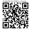 DIN  7513 (FE) - 2016 开槽沉头自攻自切螺钉