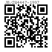 JB /ZQ 4447 - 1997 60°圆锥管螺纹内六角螺塞 (PN=16MPa)