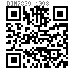 DIN  7339 - 1993 闆料拉延, 平頭全空心鉚釘