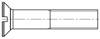 開槽沉頭螺釘 [Table 1] (A307, SAE J429, F468, F593)