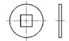 木制品和木結構用方孔圓墊圈 [Table 10]