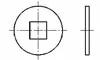 木制品和木結構用方孔圓墊圈 [Table 10]