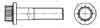 十二角法蘭螺栓 (12.9 / ASTM F468M)
