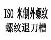 國際ISO 4755 - 1983 ISO4755 4755ISO 緊固件. ISO米制外螺紋用螺紋退刀槽